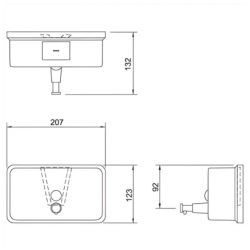 SD0005 Horizontal Soap Dispenser